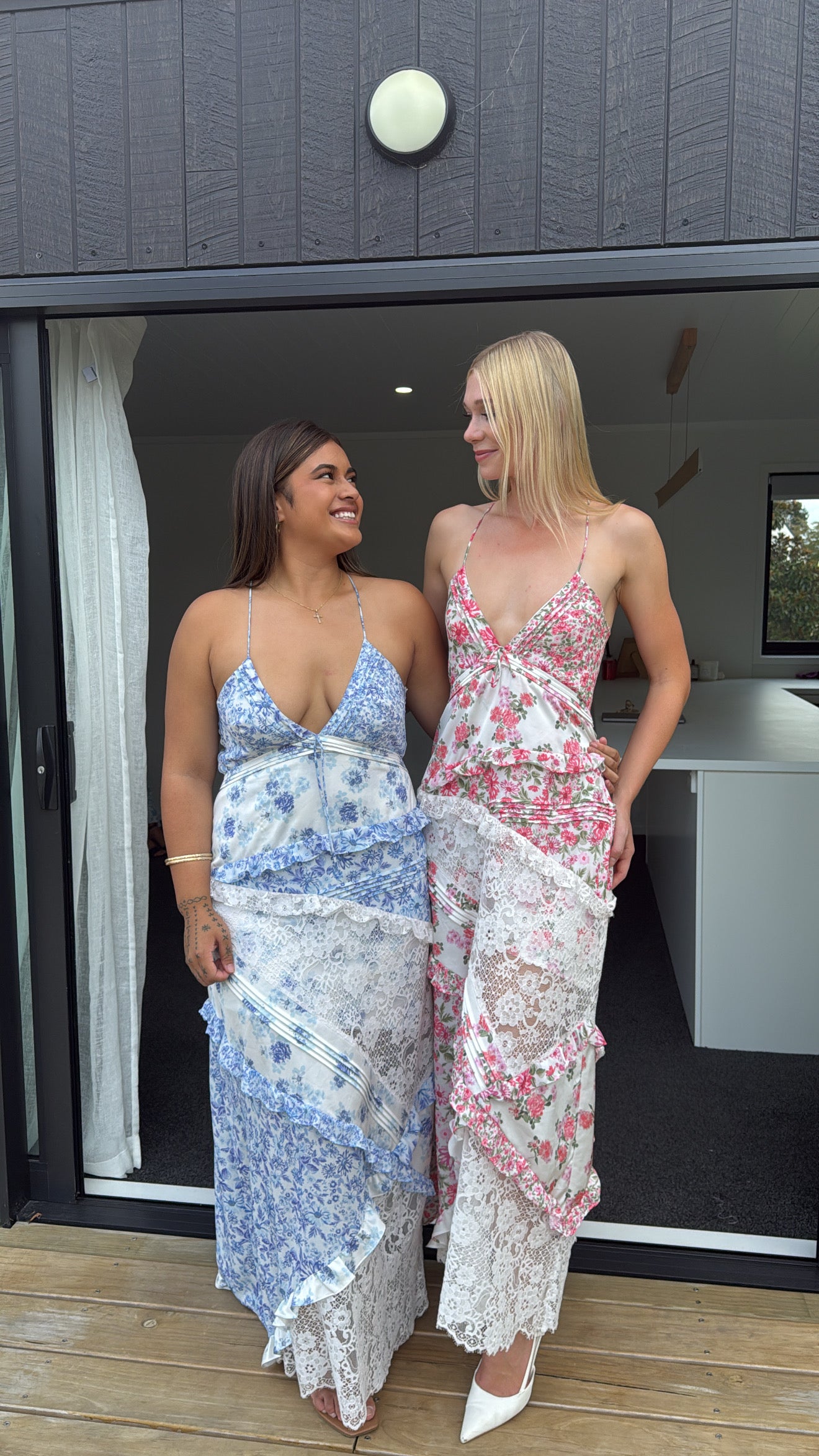 Rosalyn Maxi Dress in Blue