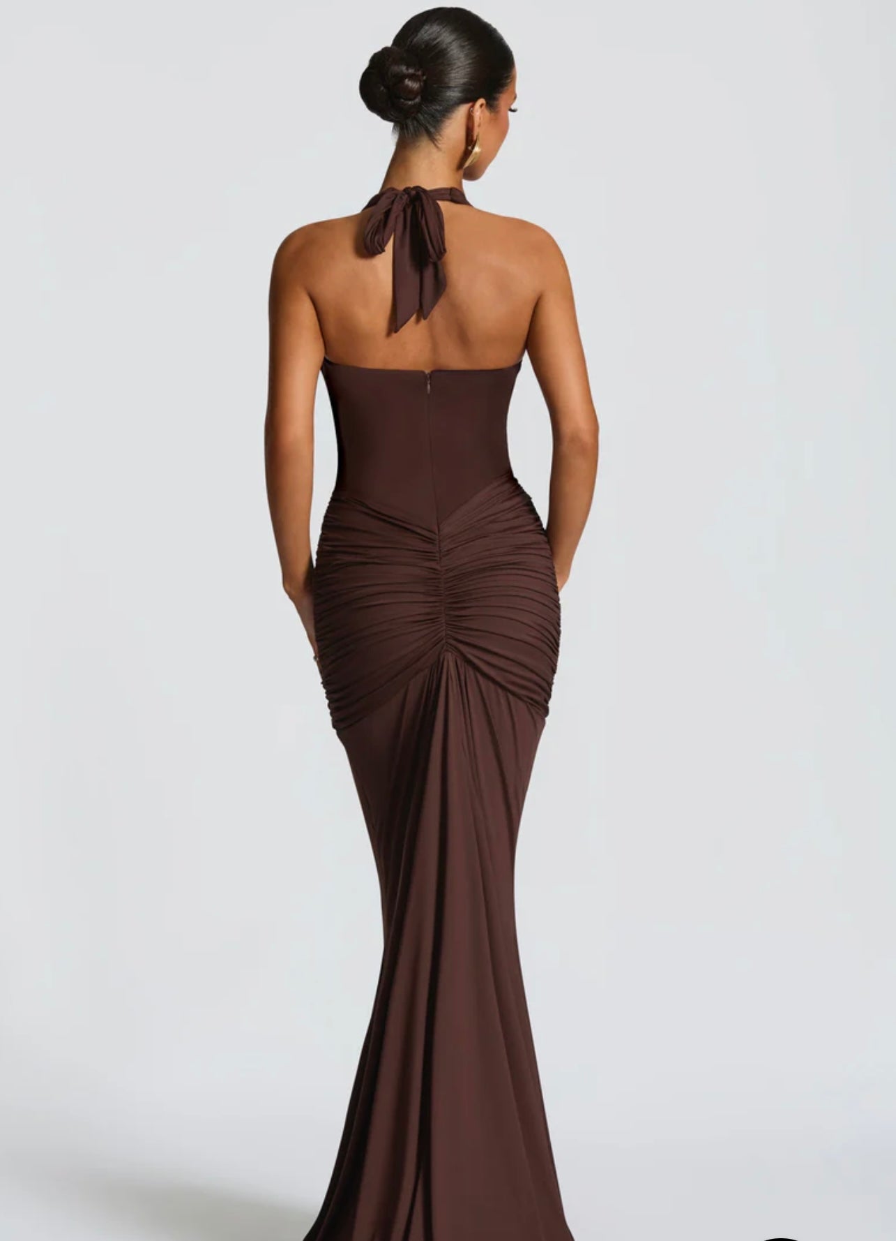 Rosetta Maxi Dress - Plum Brown
