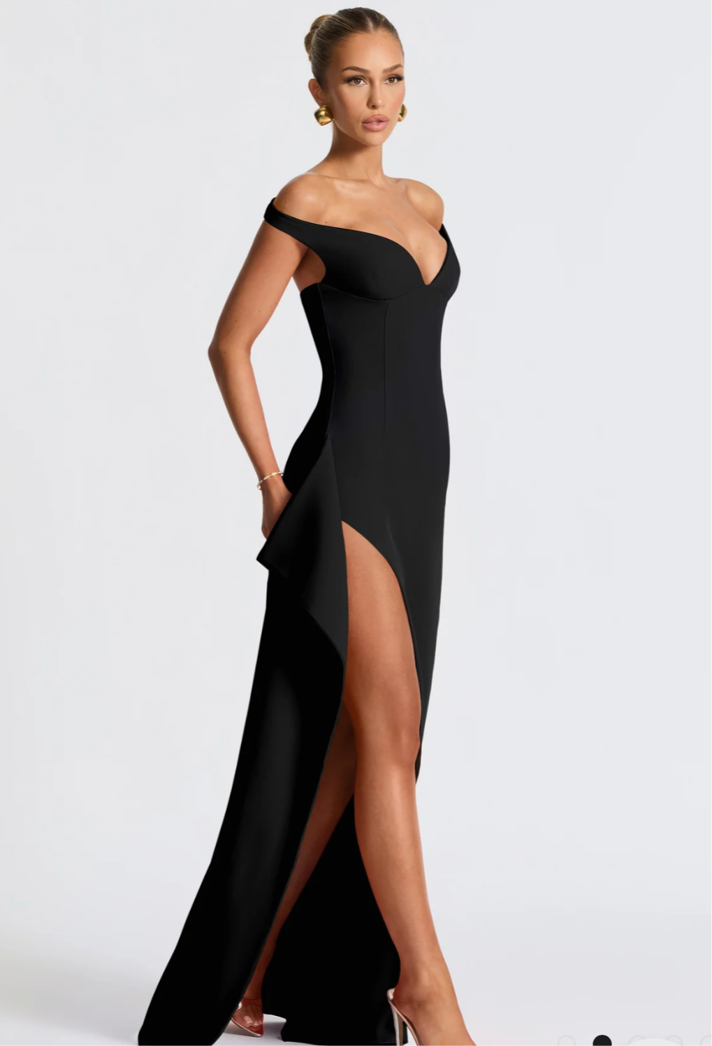 Khalesia Maxi Dress - Black