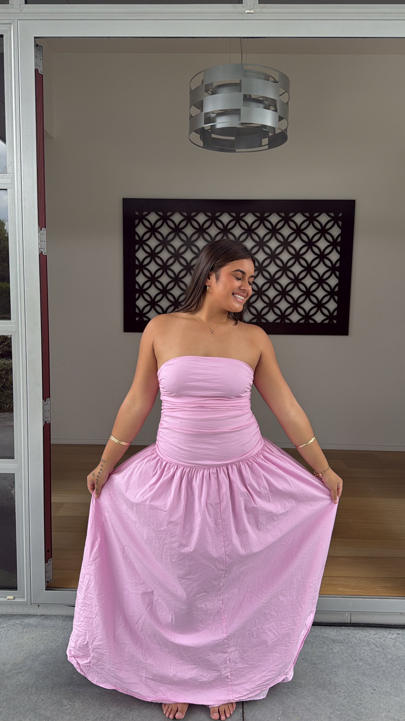 Carmel Maxi Dress pink