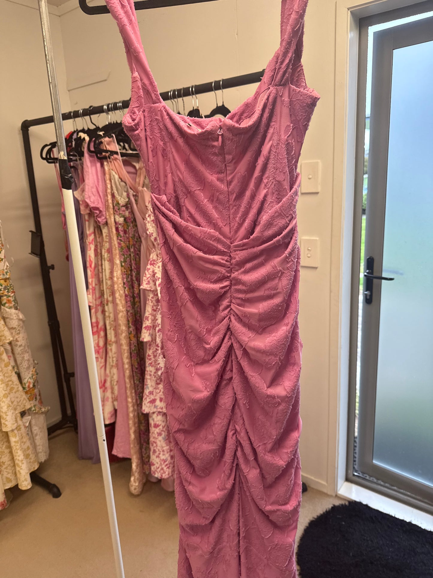 For Sale CESCA ROSE PINK FLORAL MAXI DRESS