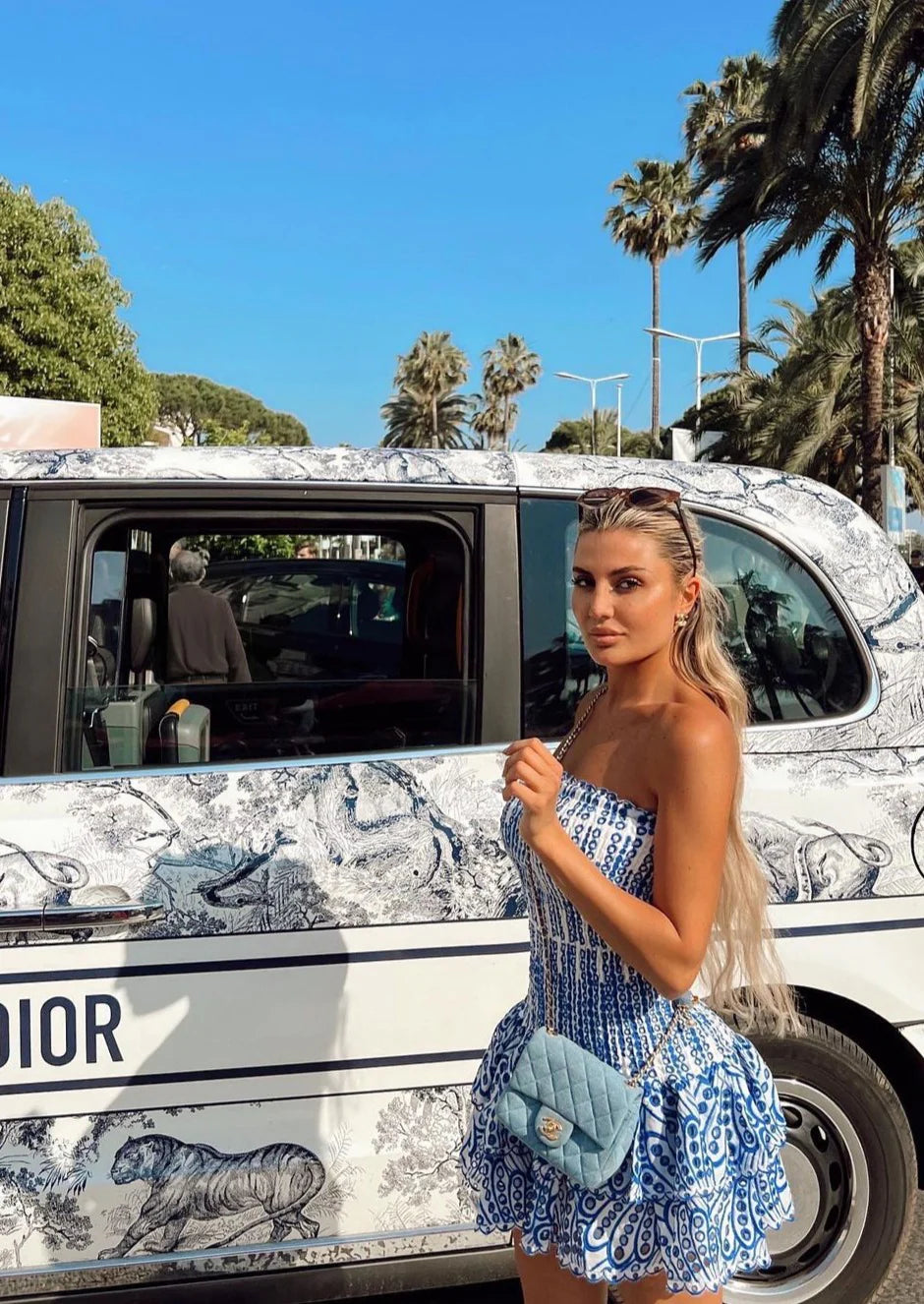 Europe dolce dress in blue