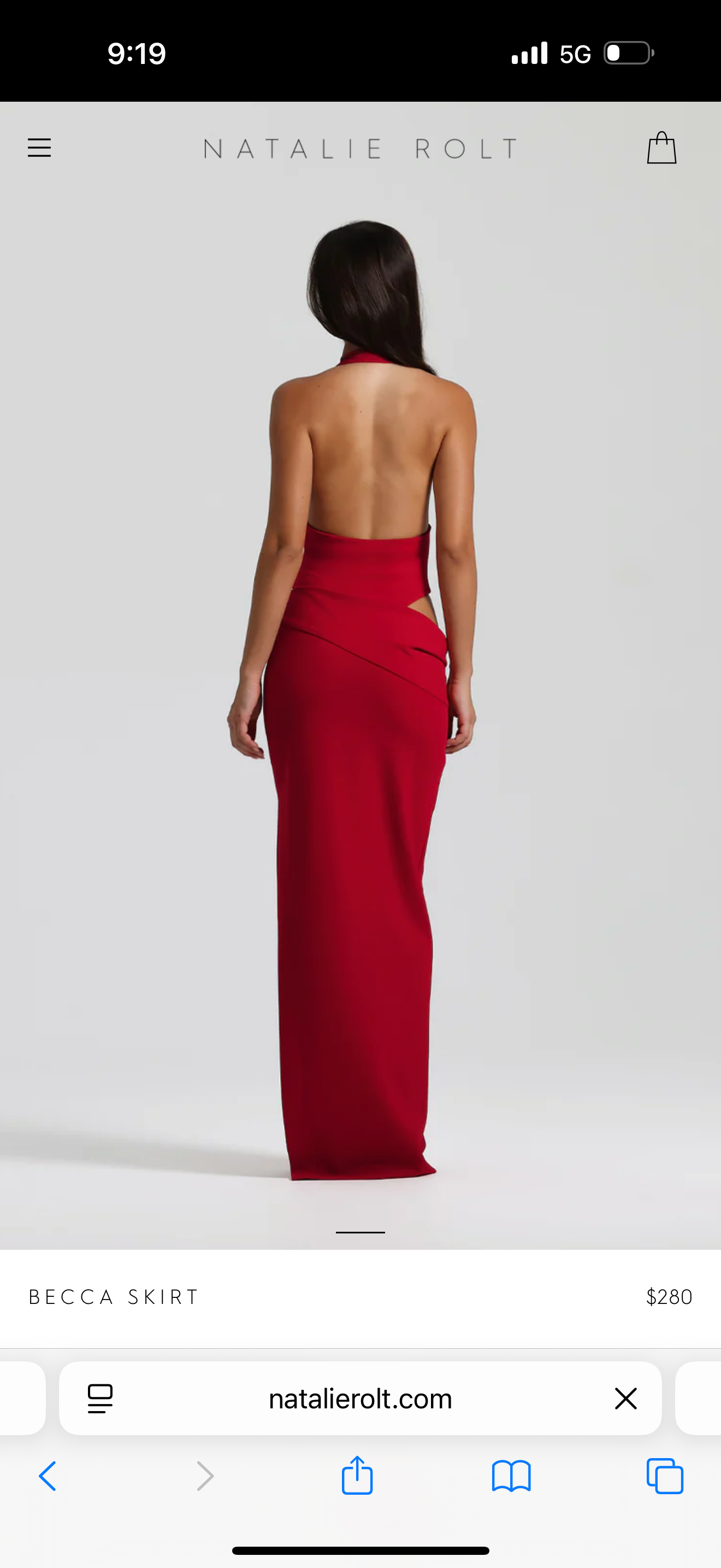 Natalie Rolt Becca set in red