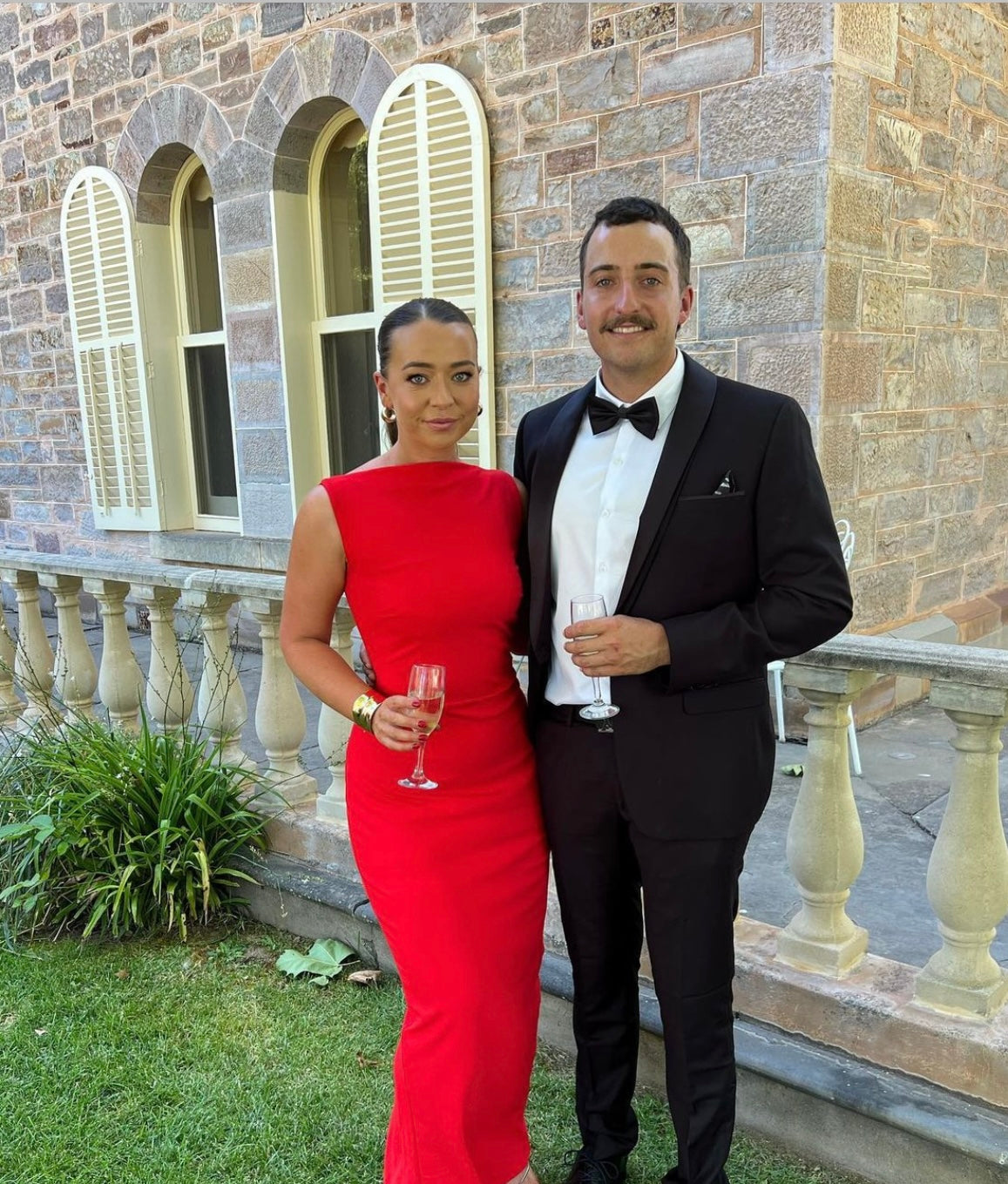 VERONA GOWN - CHERRY RED