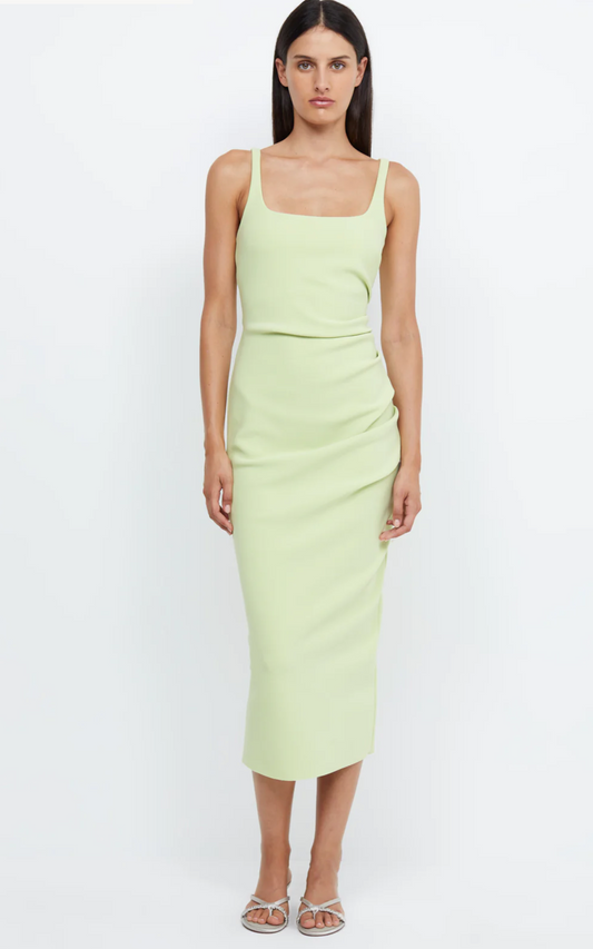 KARINA TUCK MIDI DRESS