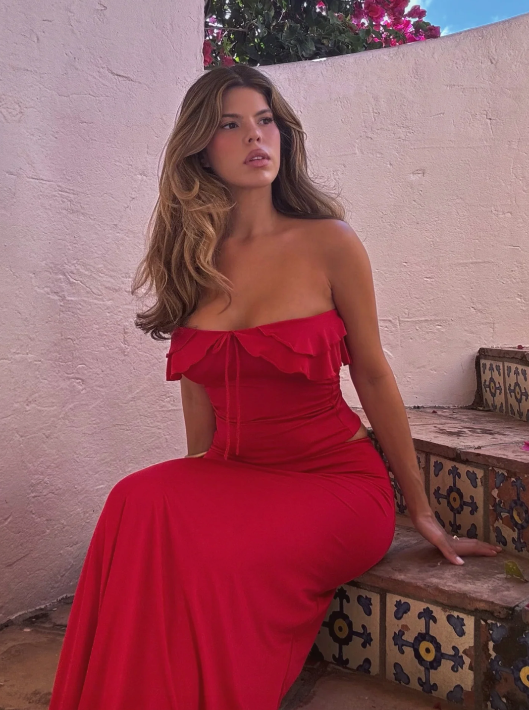 Bea Set in Red