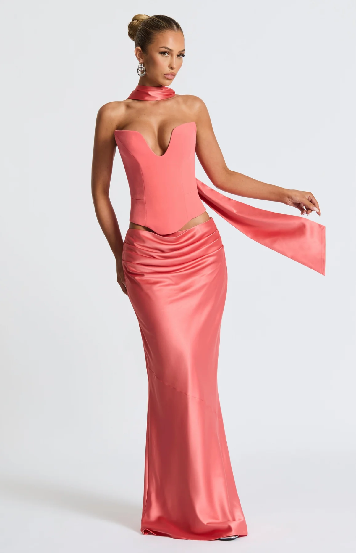 KAMIYAH SET CORAL PINK