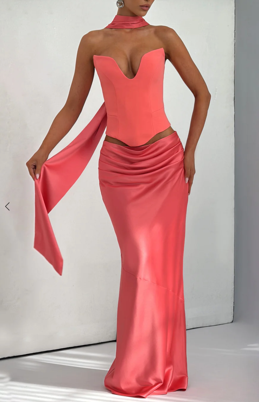 KAMIYAH SET CORAL PINK