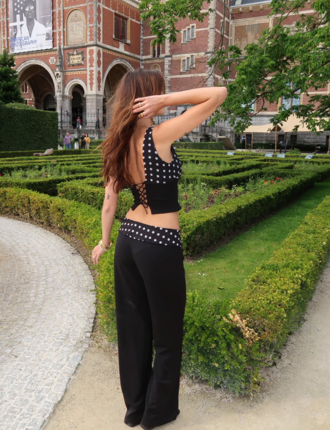 Kimmie polka dotted Set