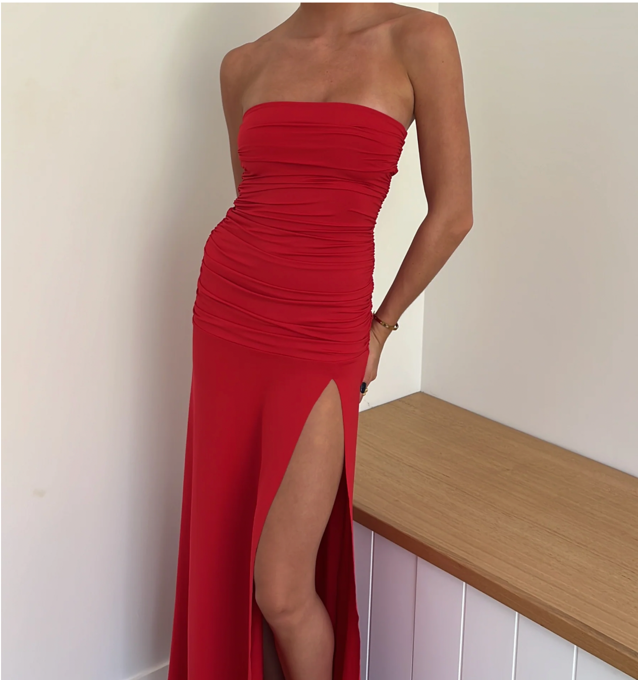 Mode Mila REMI DRESS RUBY RED