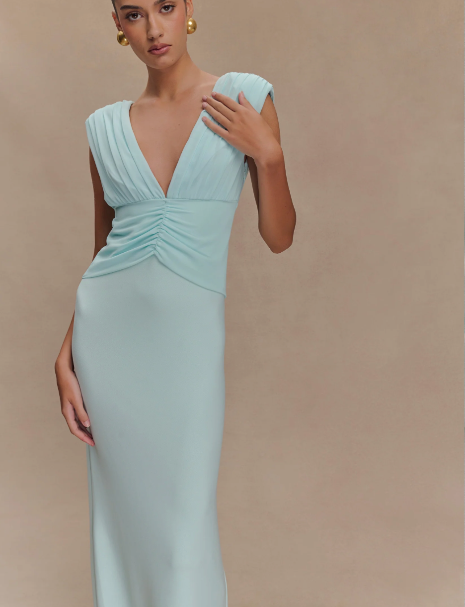 Monique Maxi Dress - Ice Blue