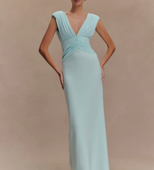Monique Maxi Dress - Ice Blue