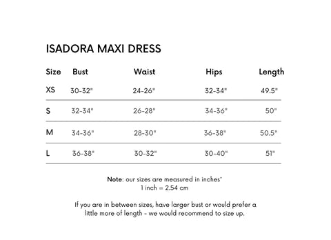 ISADORA MAXI DRESS