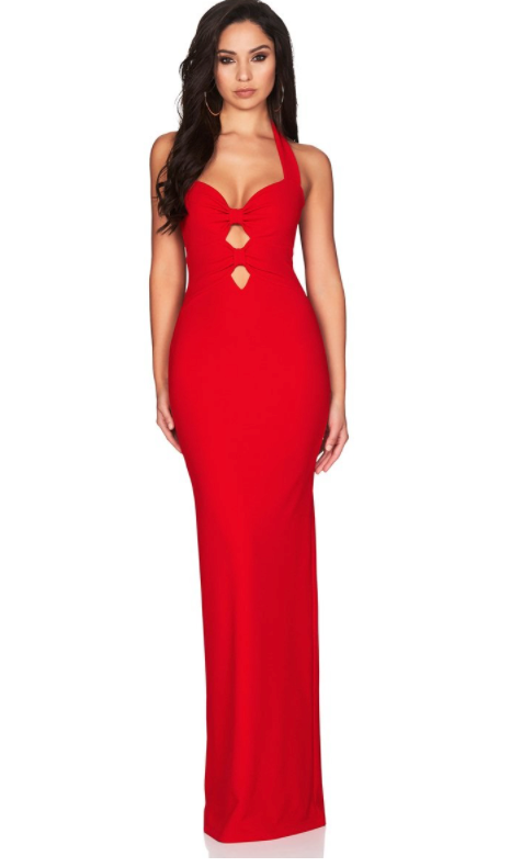 Alessandra Nookie Gown in Red