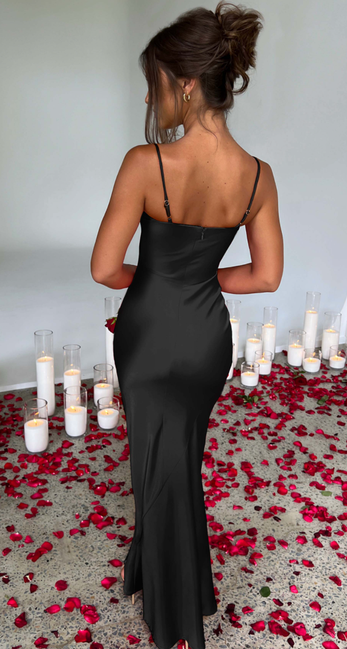 Athena Maxi Dress - Black