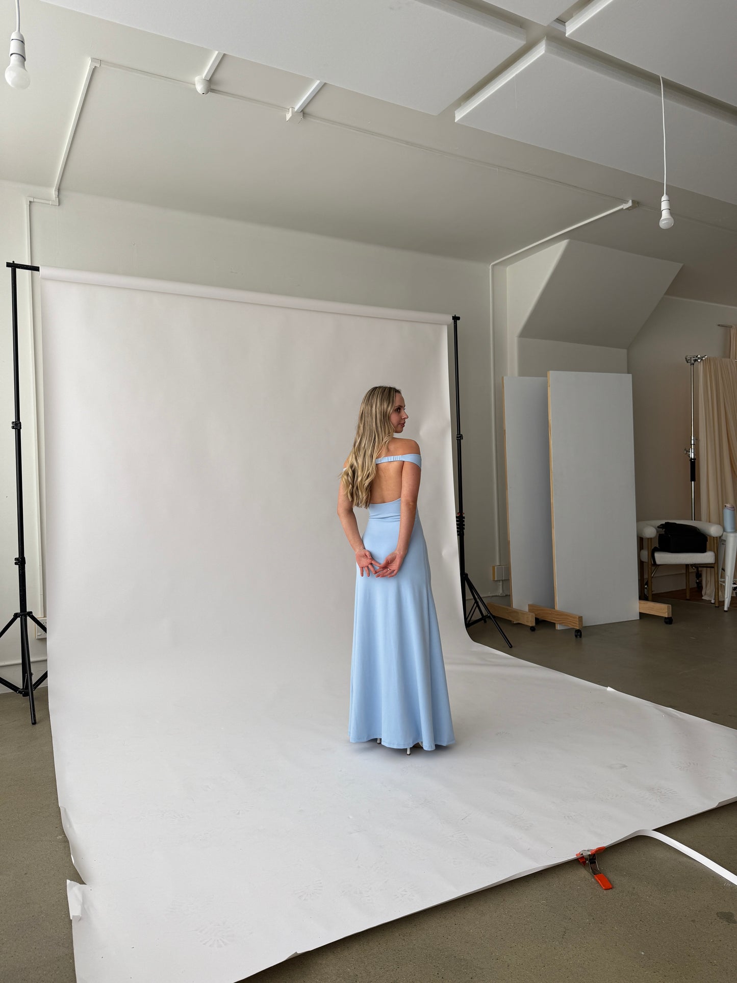Diranda Off Shoulder Maxi Dress - Short