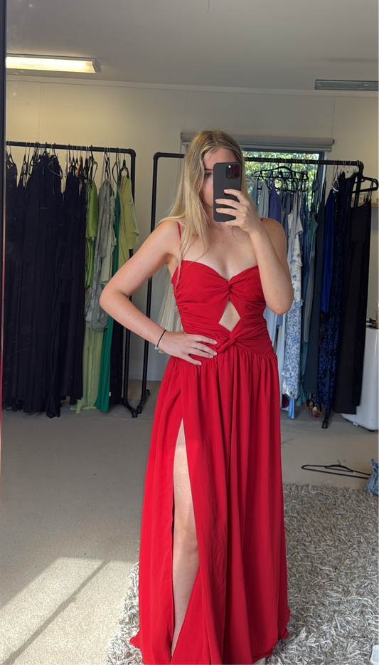 DANIKA MAXI DRESS - RED