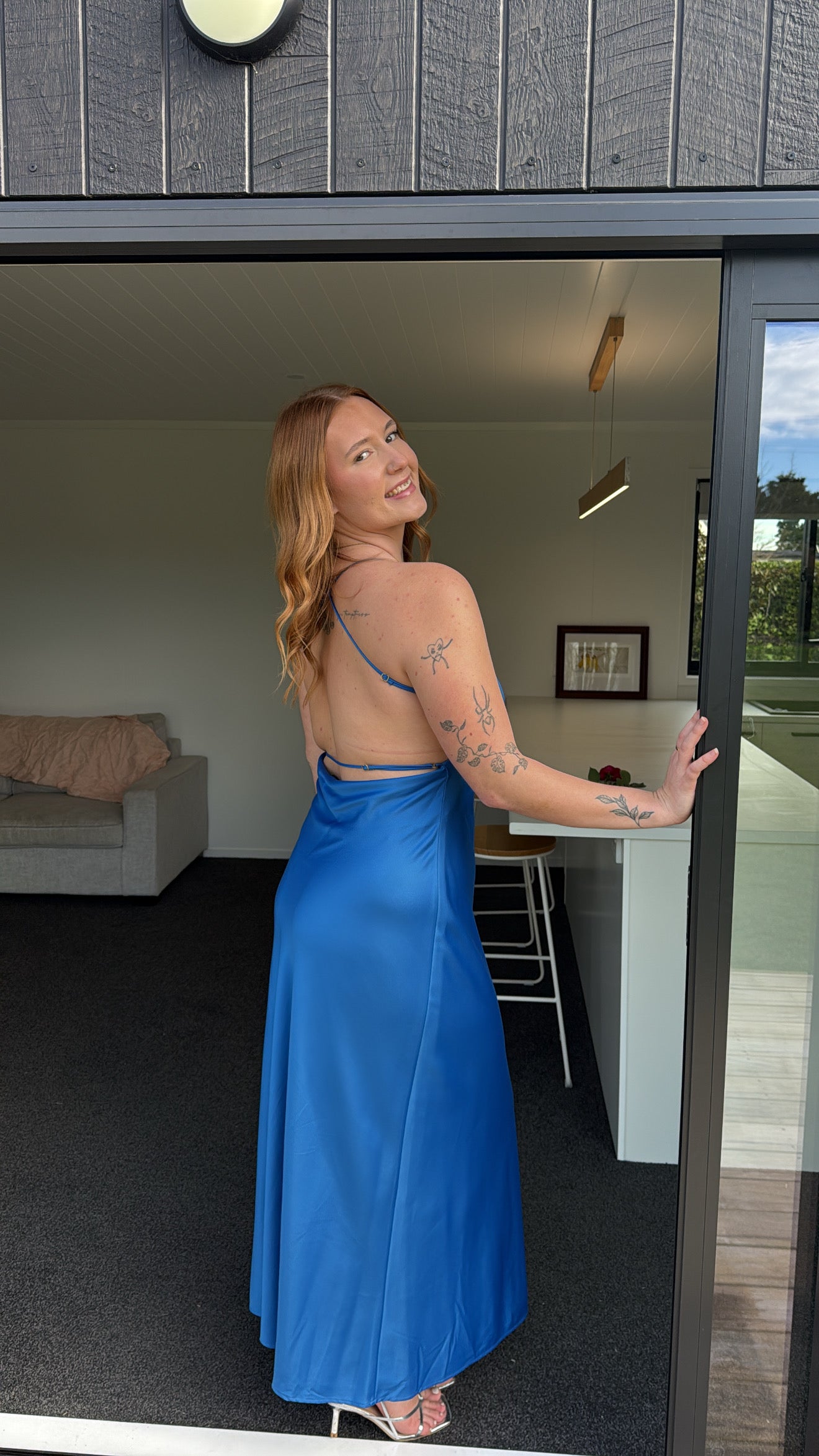 Saturation Point Slip Dress Blue