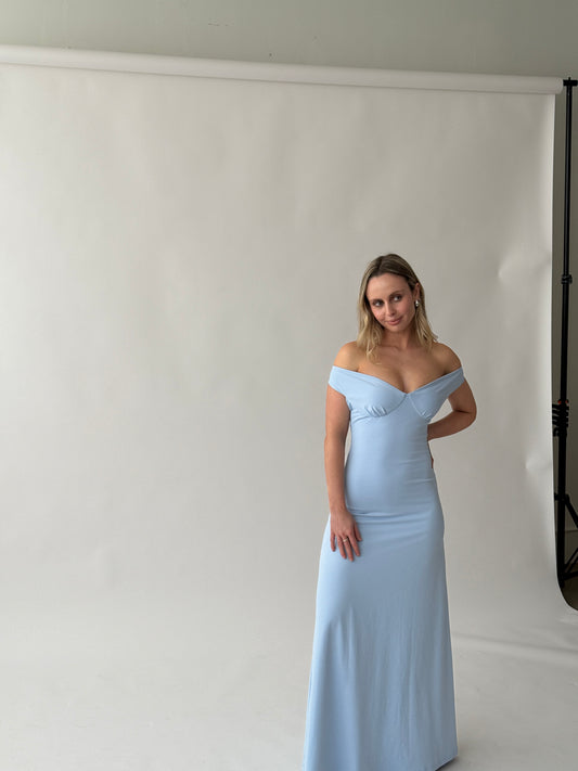 Diranda Off Shoulder Maxi Dress - Short
