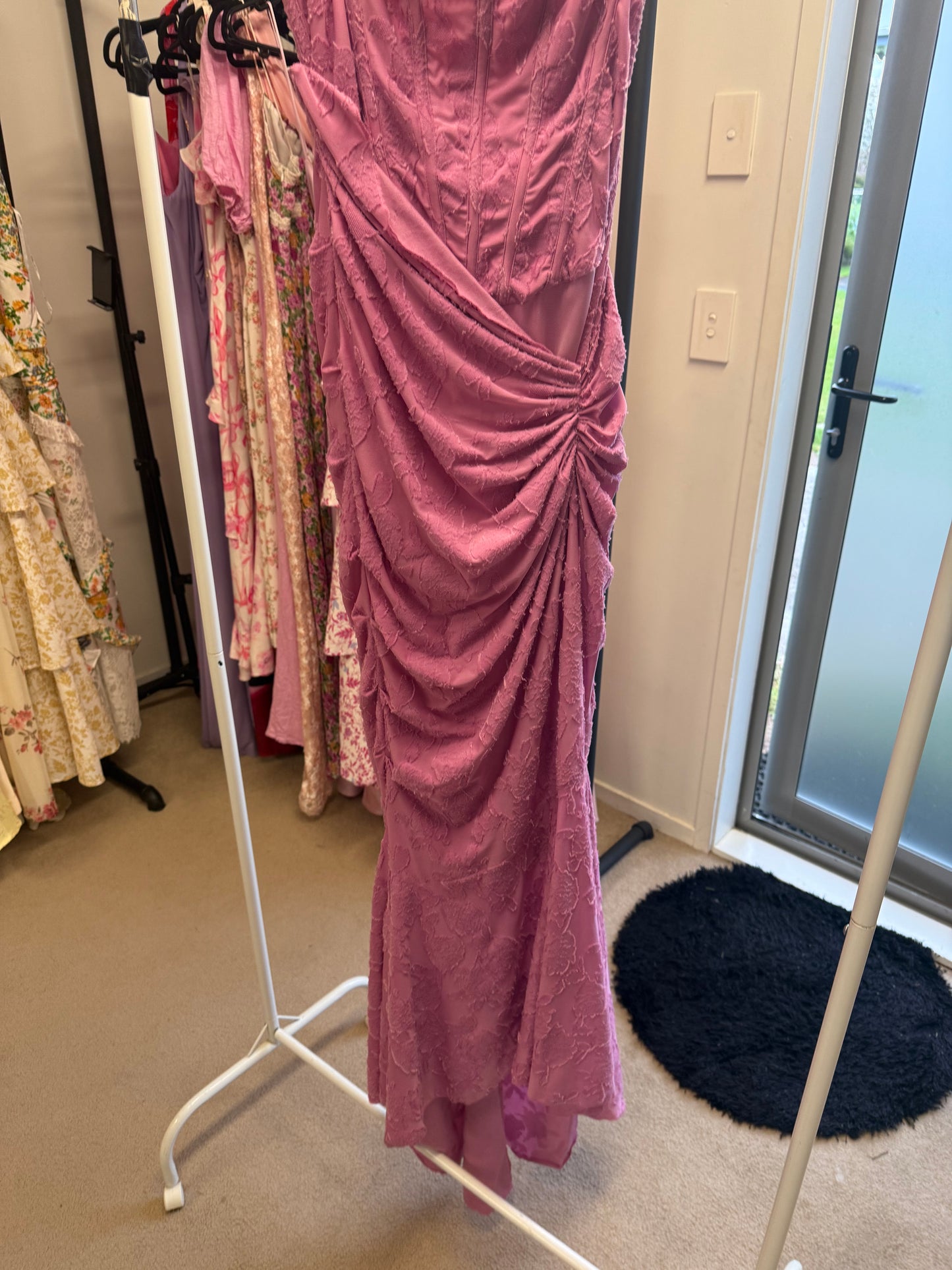 For Sale CESCA ROSE PINK FLORAL MAXI DRESS