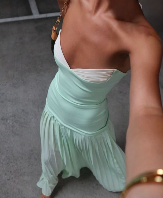 She is olla - Nicolette Dress Green