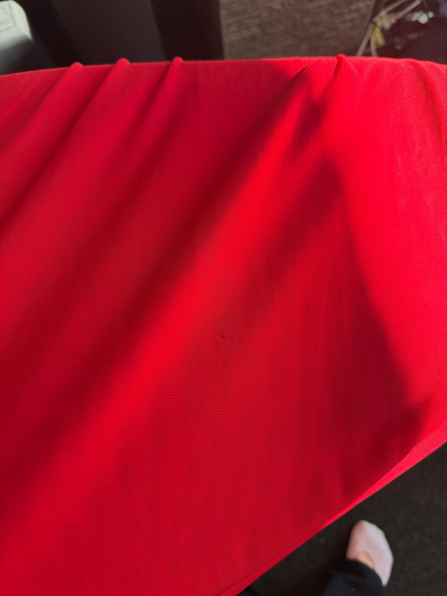 Elysia Mesh Maxi Dress - Red