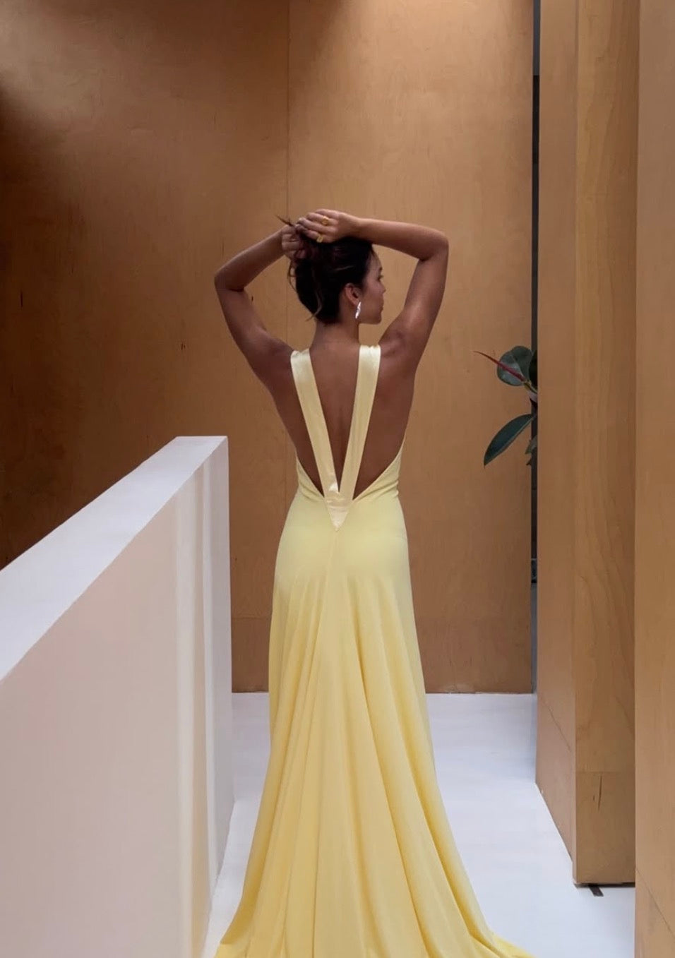 Rosa Gown in Lemon - Ance Gria