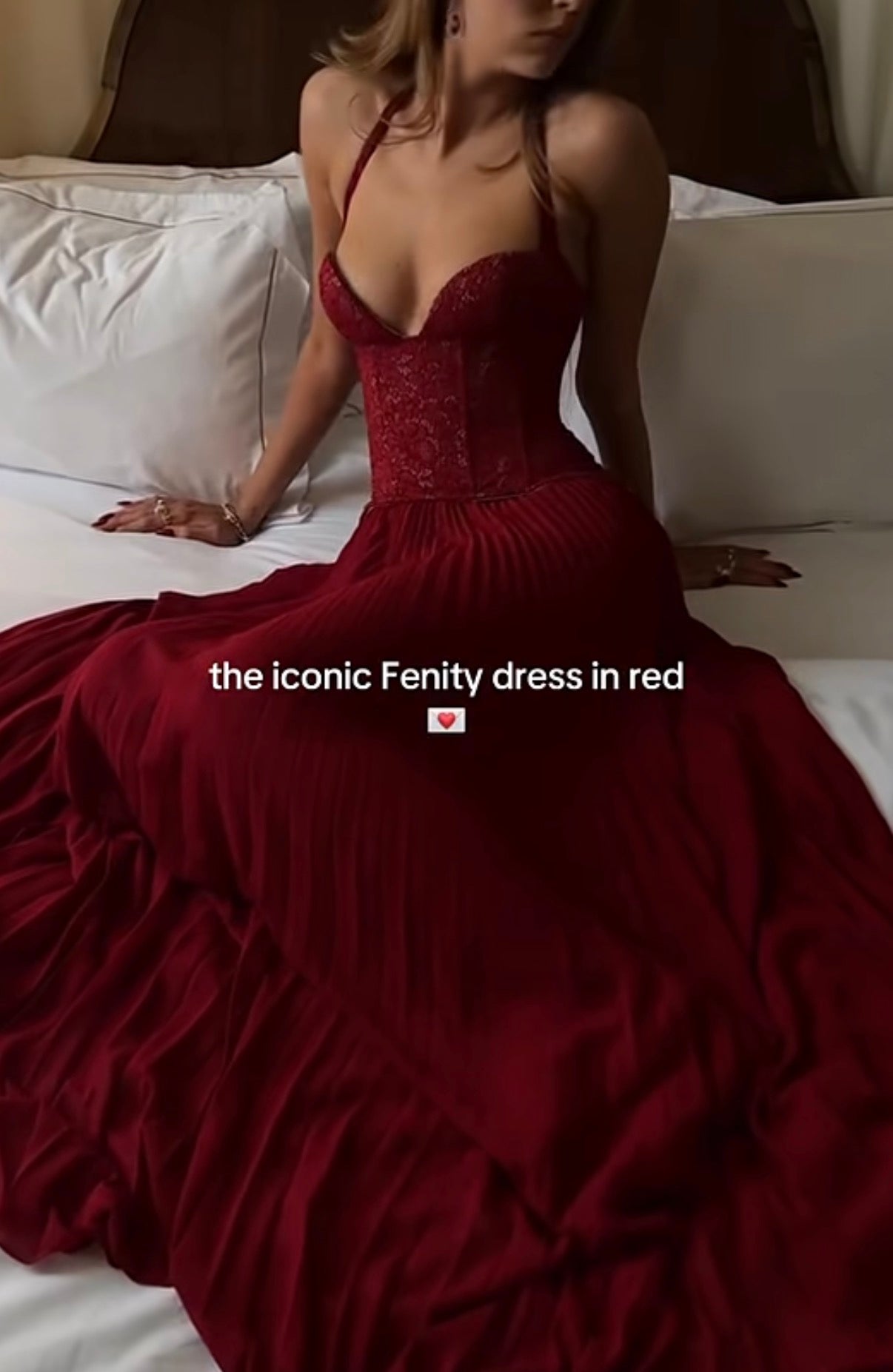 Gaia Gown in Red - Fenity