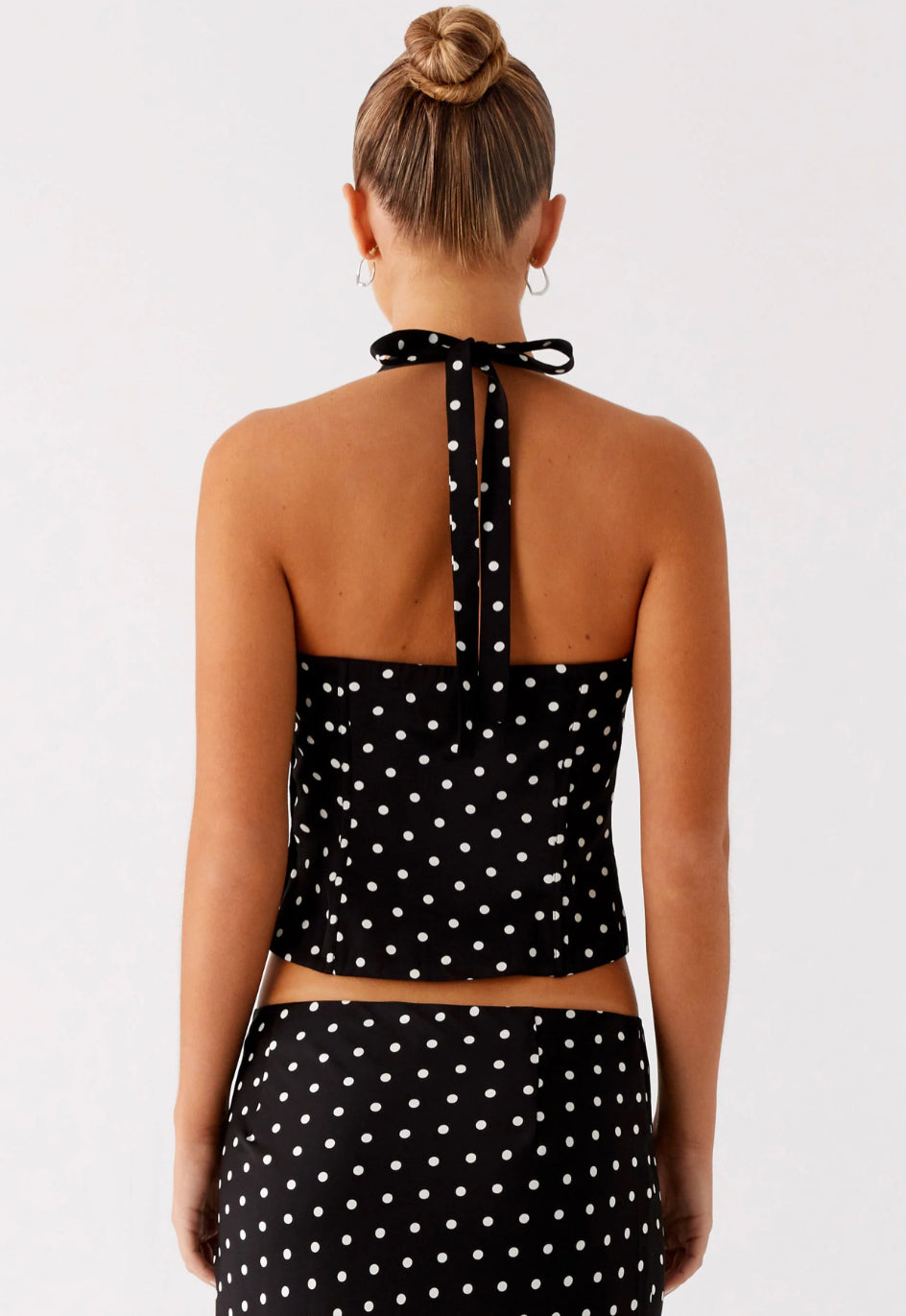 Breanne Set - Black Polka Dot