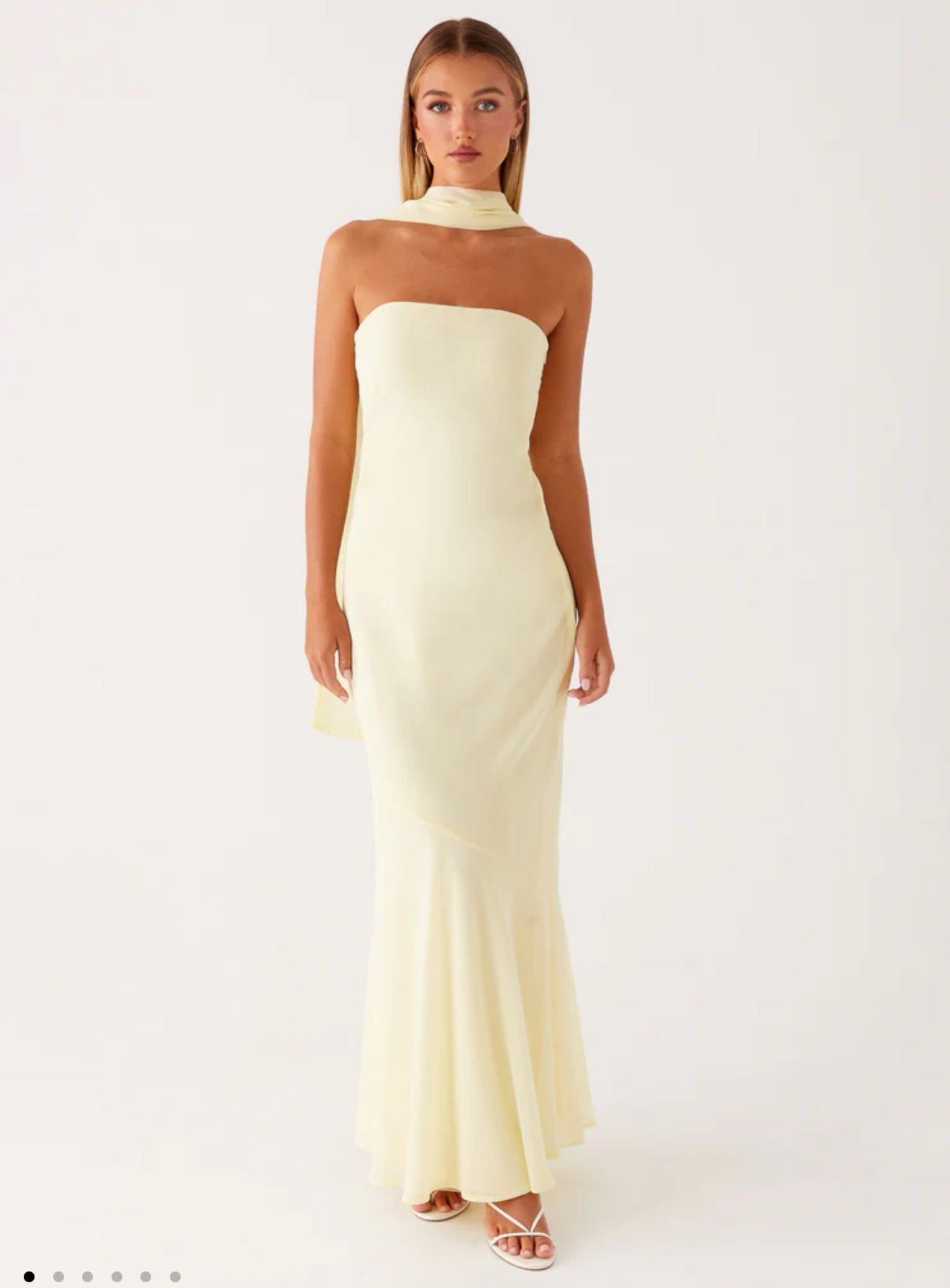 Under The Pagoda Maxi Dress - Yellow