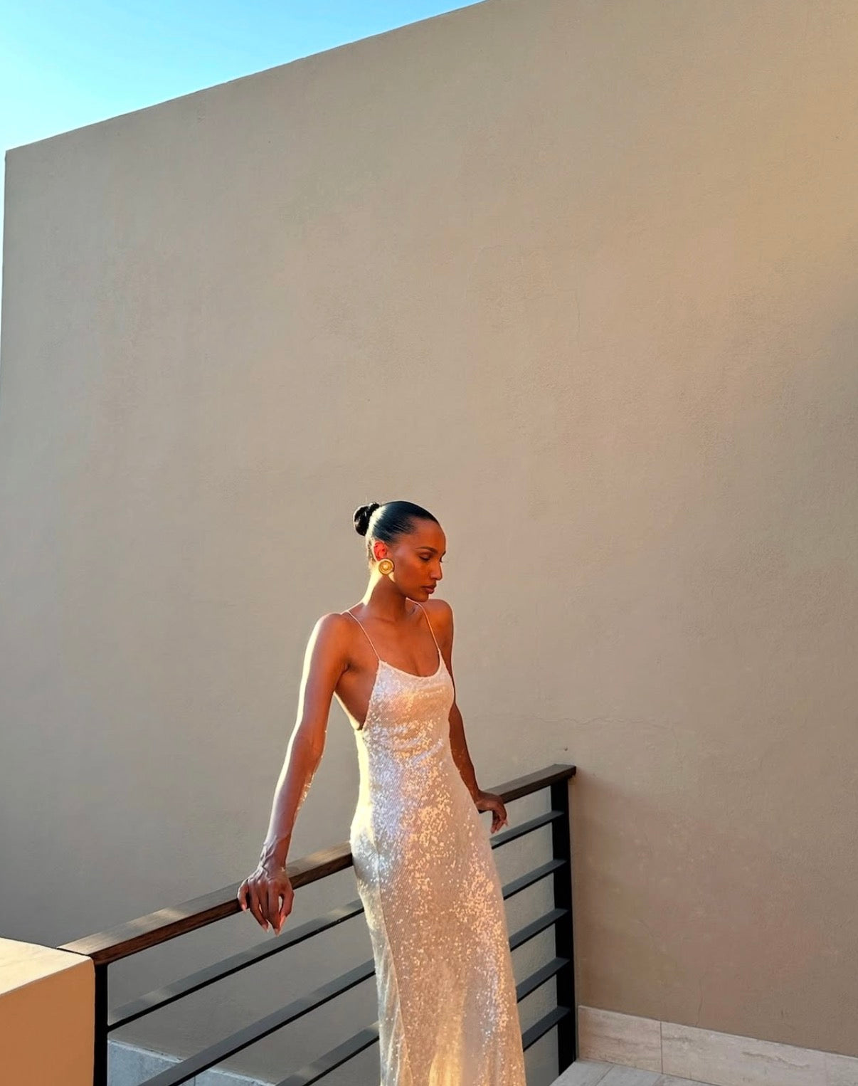 Olympia Sheer Sequin Dress