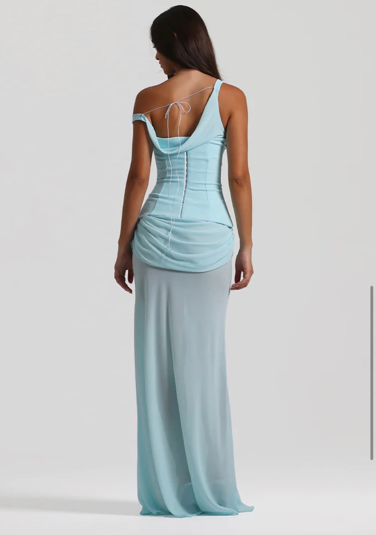 Natalie Rolt Candace Gown - Baby Blue