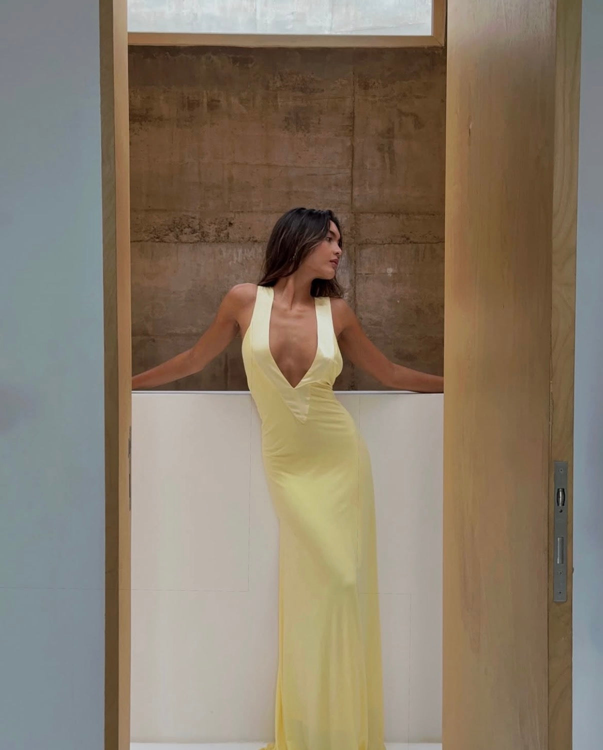 Rosa Gown in Lemon - Ance Gria