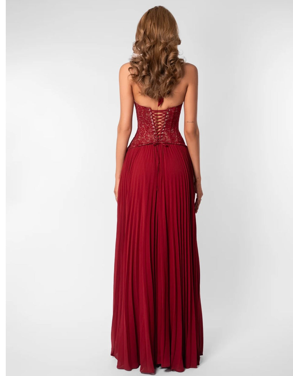 Gaia Gown in Red - Fenity