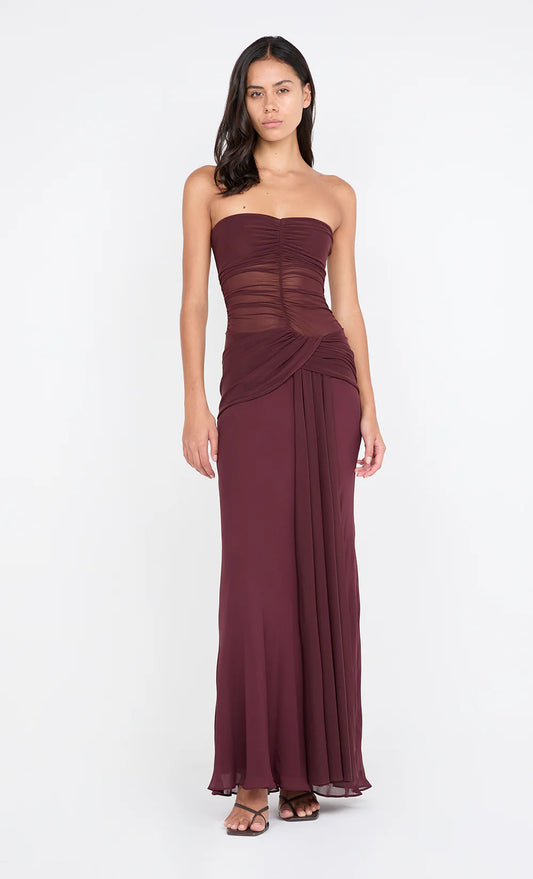 NOEMI STRAPLESS DRESS