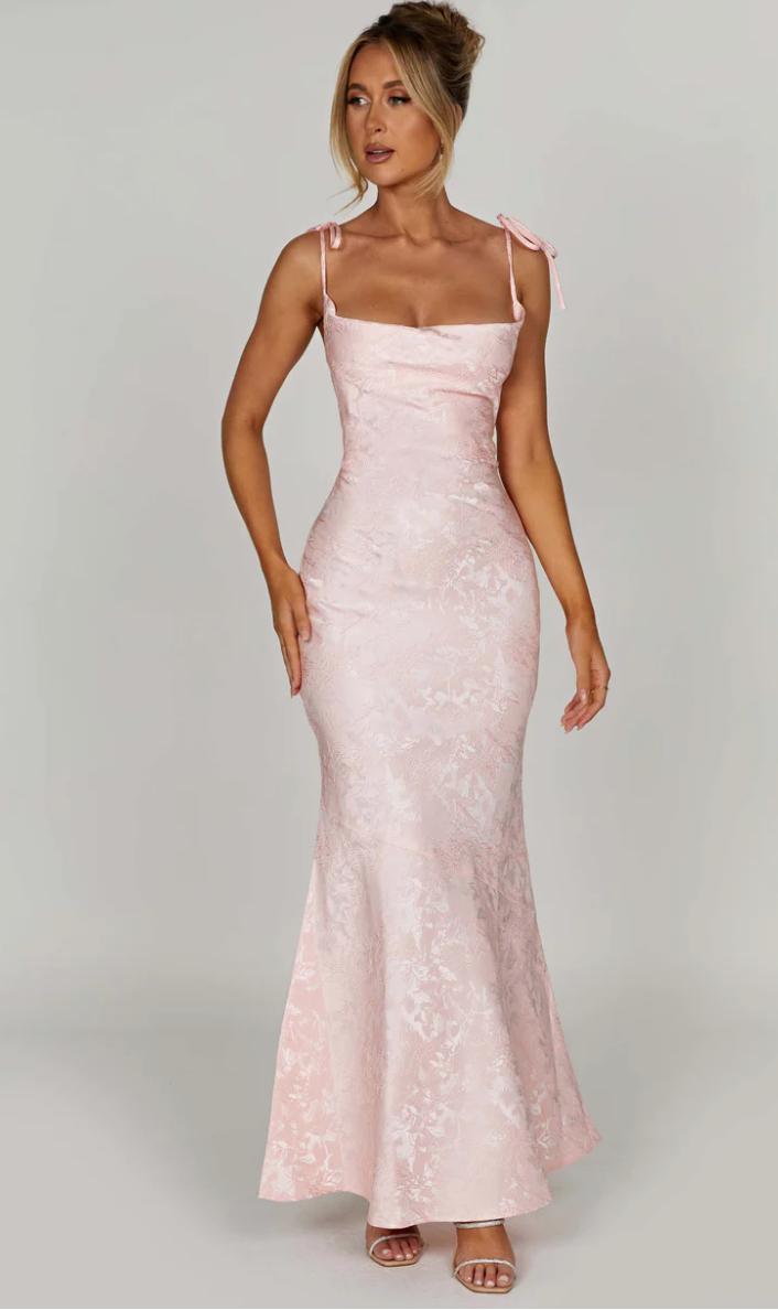 WHITNEY MAXI DRESS - BLUSH