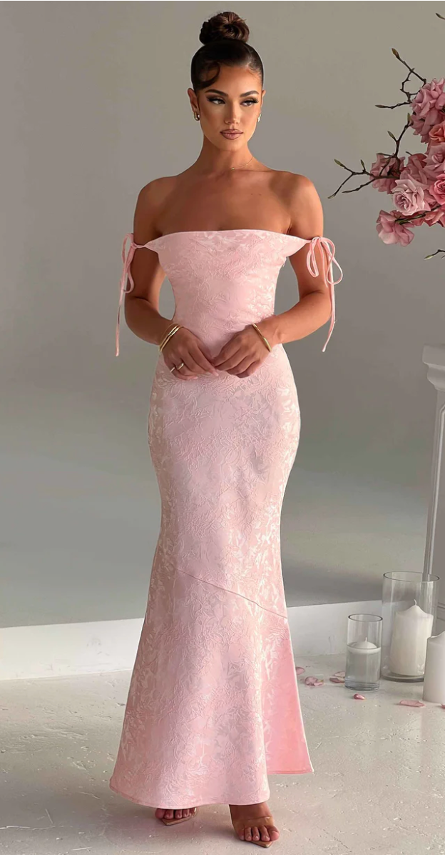 WHITNEY MAXI DRESS - BLUSH