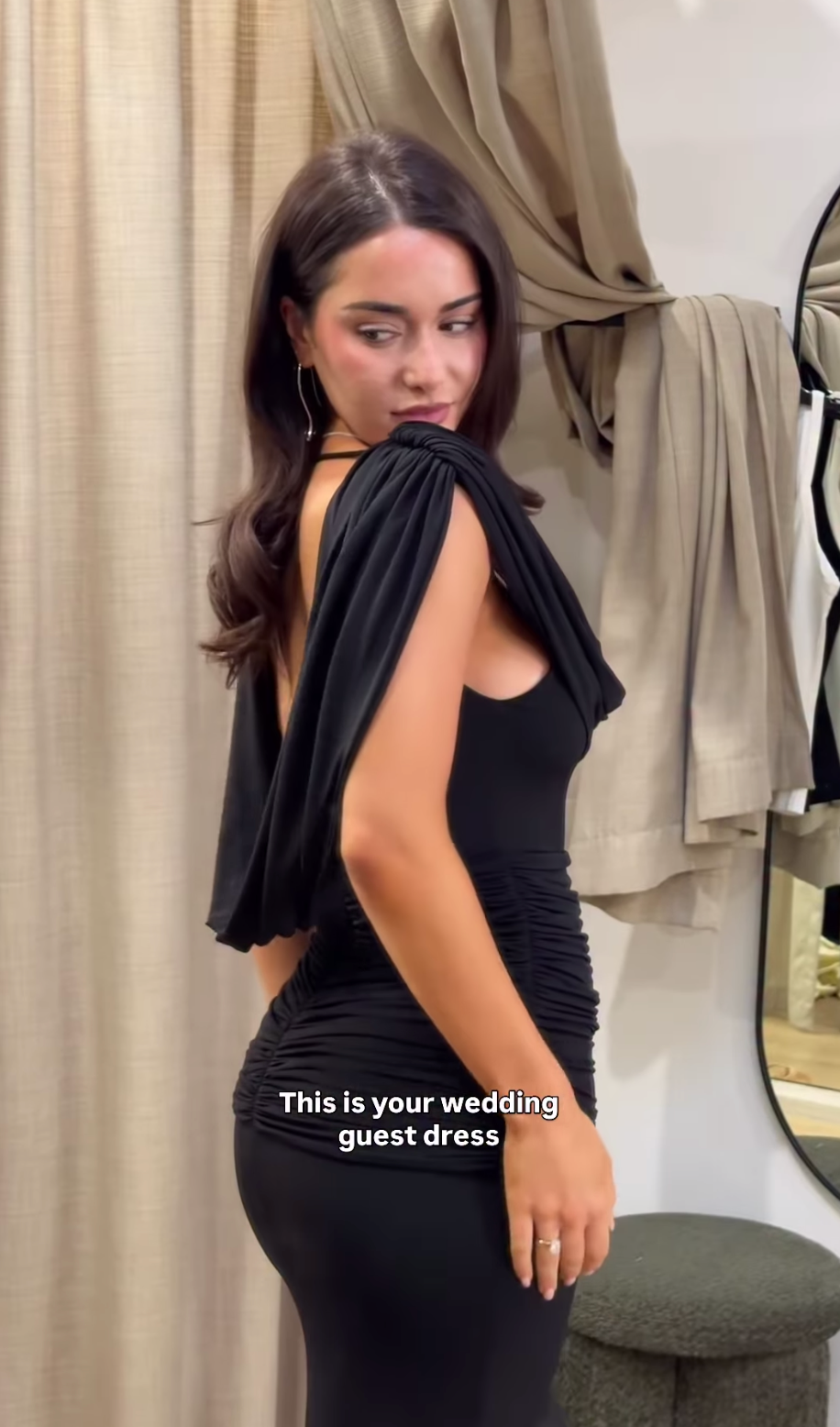 Effie Kats Steele Gown - BLACK