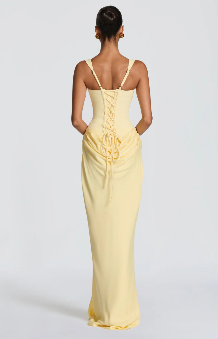 CORNELIA MAXI DRESS - LEMON