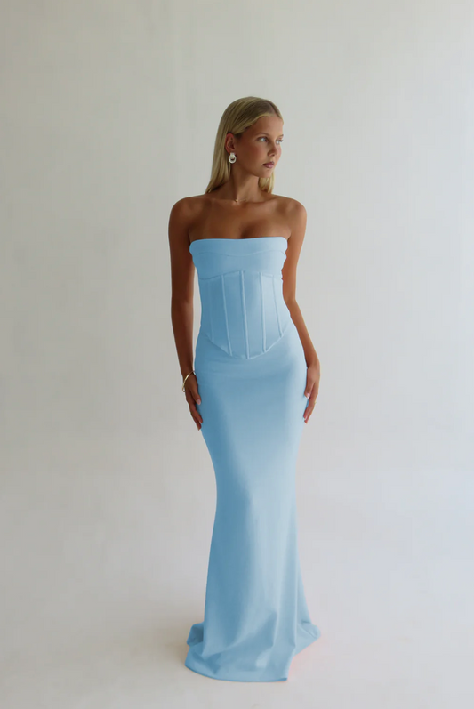 HNTR the Label - LOUIE GOWN BABY BLUE