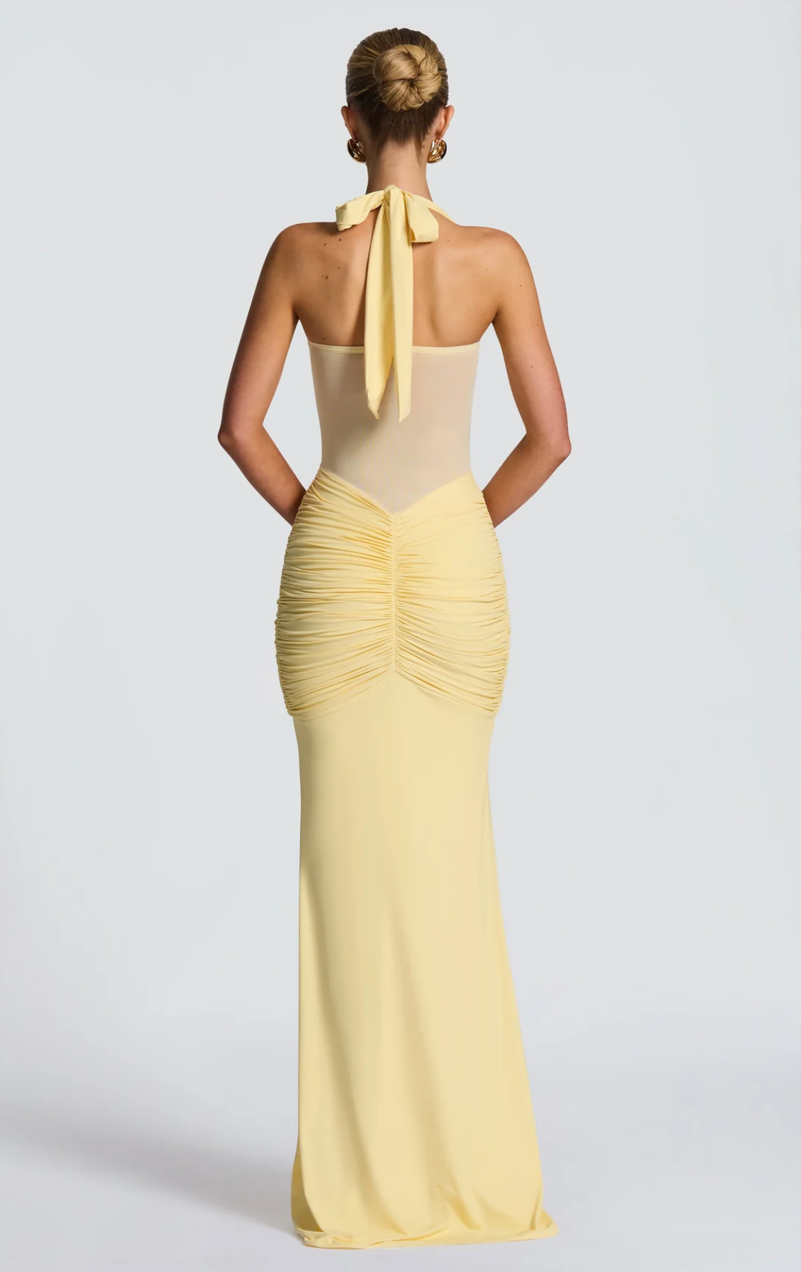 VIXEN MAXI DRESS - LEMON