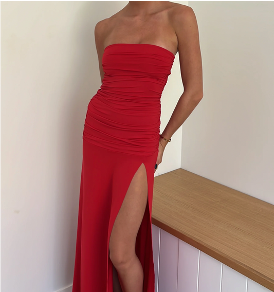 Mode Mila REMI DRESS RUBY RED