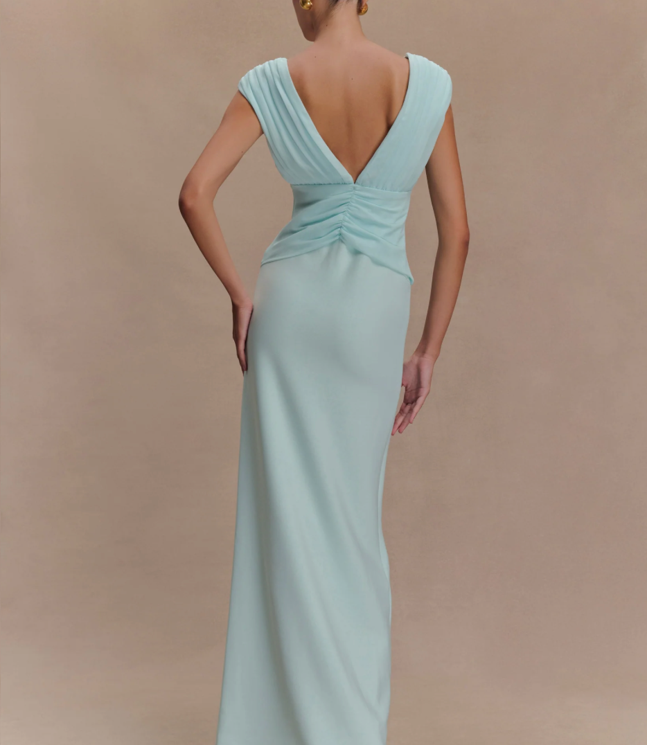 Monique Maxi Dress - Ice Blue