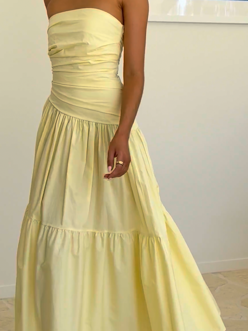 Lola Maxi dress yellow