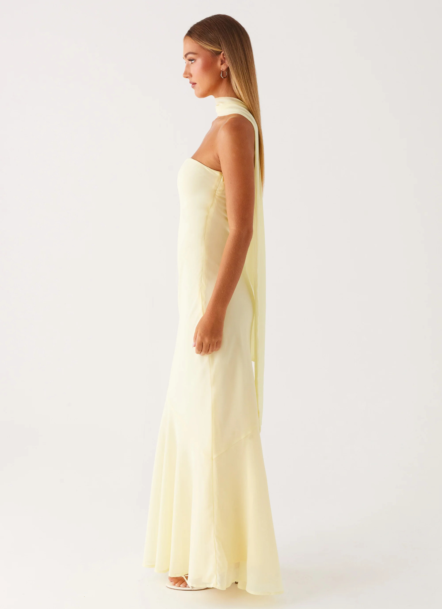 Under The Pagoda Maxi Dress - Yellow