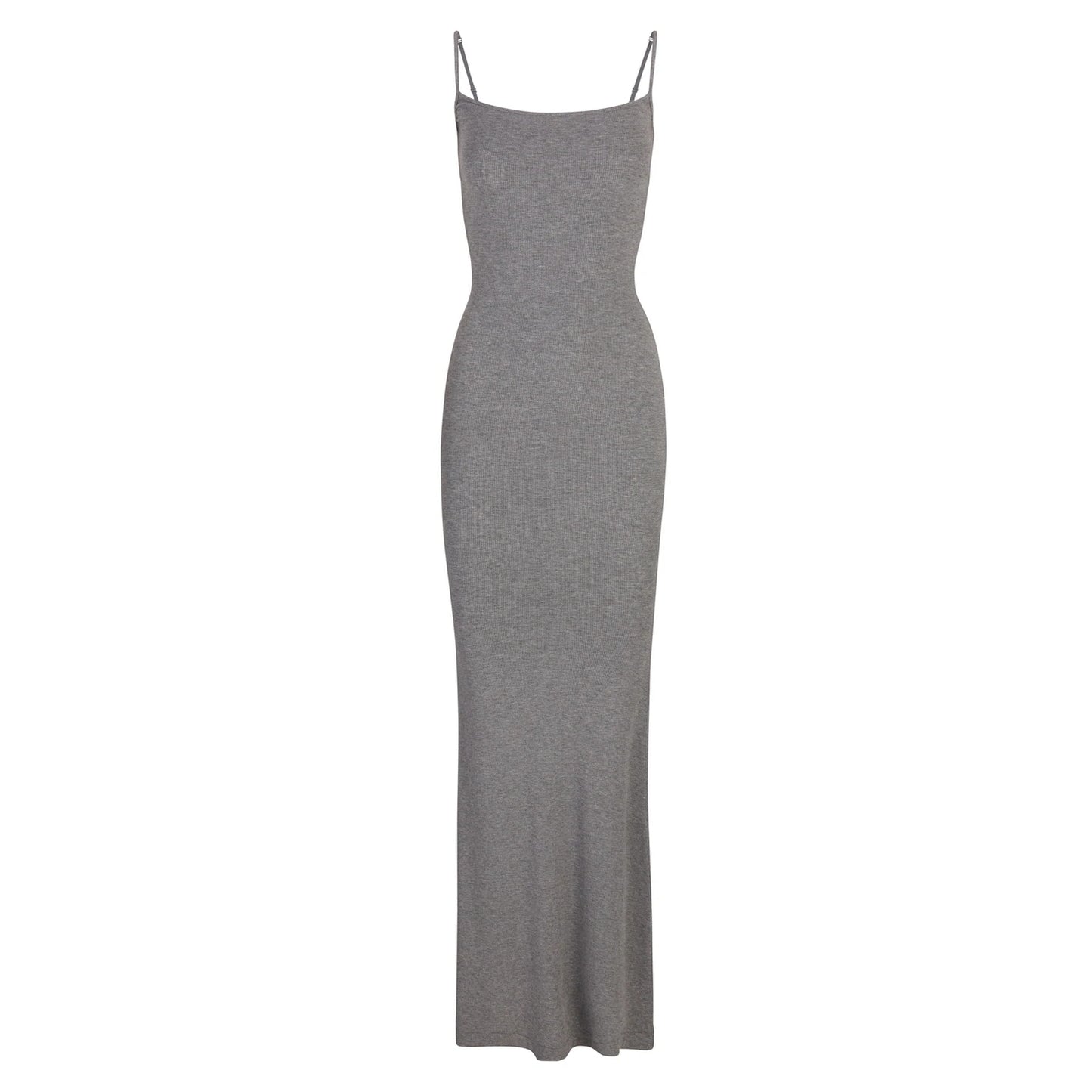 Skims Soft lounge long slip dress - heather grey – Dress Rentals by Neish